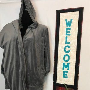 Matching hooded jacket and jogger size Large